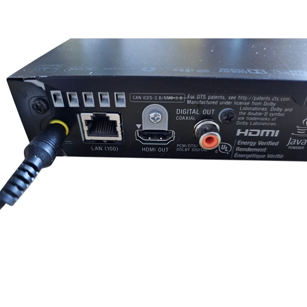 Sony BDP-S3500 Blu-ray DVD Player Built-in Wi-Fi Streaming W/Remote HDMI Black - Picture 6 of 10